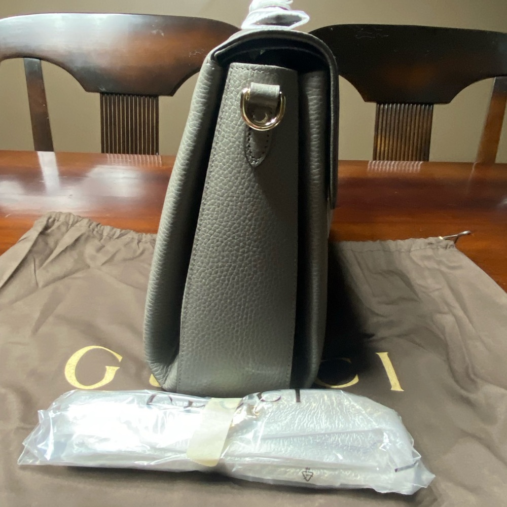 Gucci interlock G tote top handle Gray NEW - Picture 6 of 11